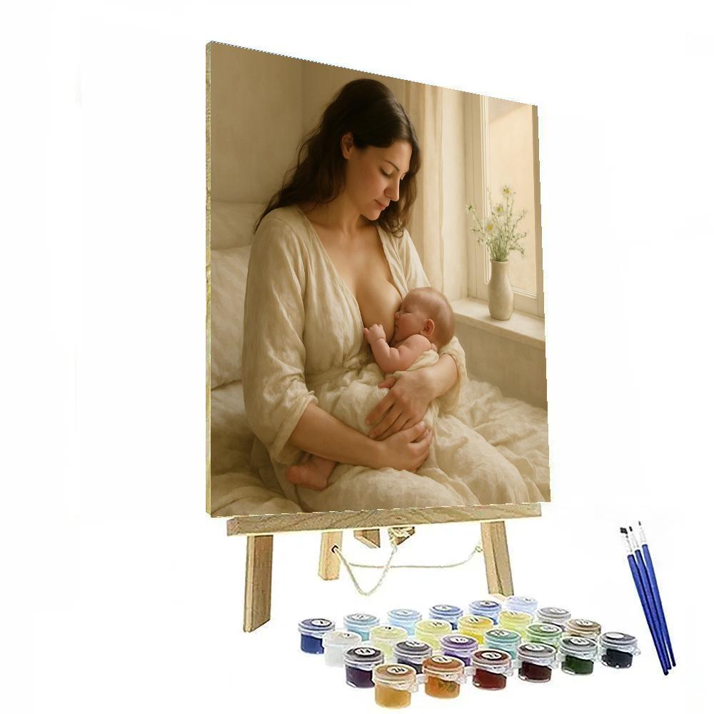 Quiet Morning Nursing Bond Paint by numbers kits