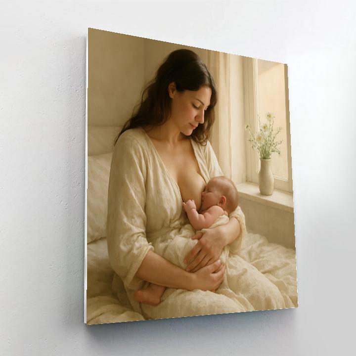 Quiet Morning Nursing Bond Paint by numbers kits