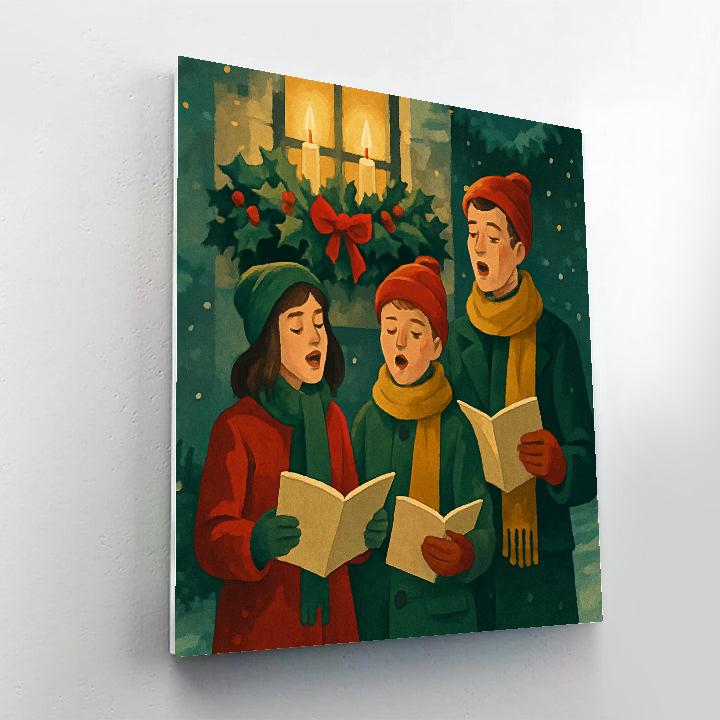 Windowbox Serenade Number painting