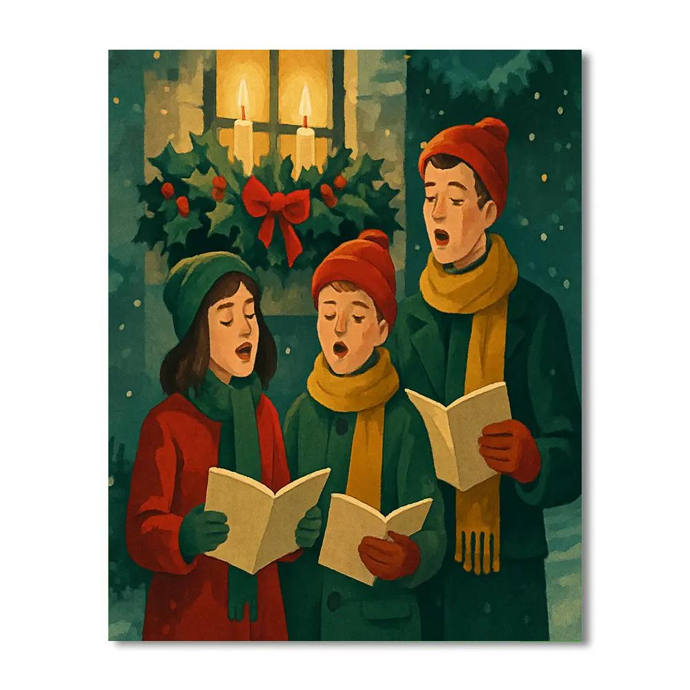 Windowbox Serenade Number painting