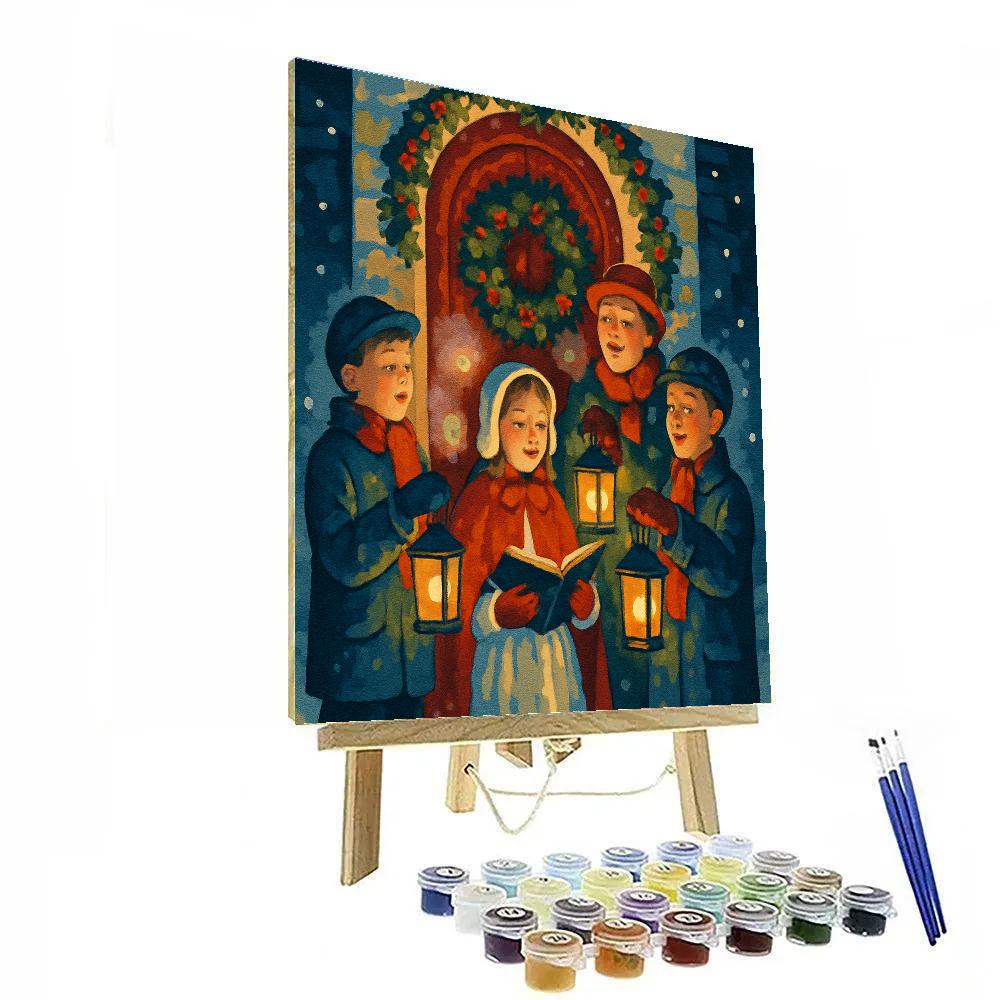 Frosted Lantern Choir Paint by numbers kits