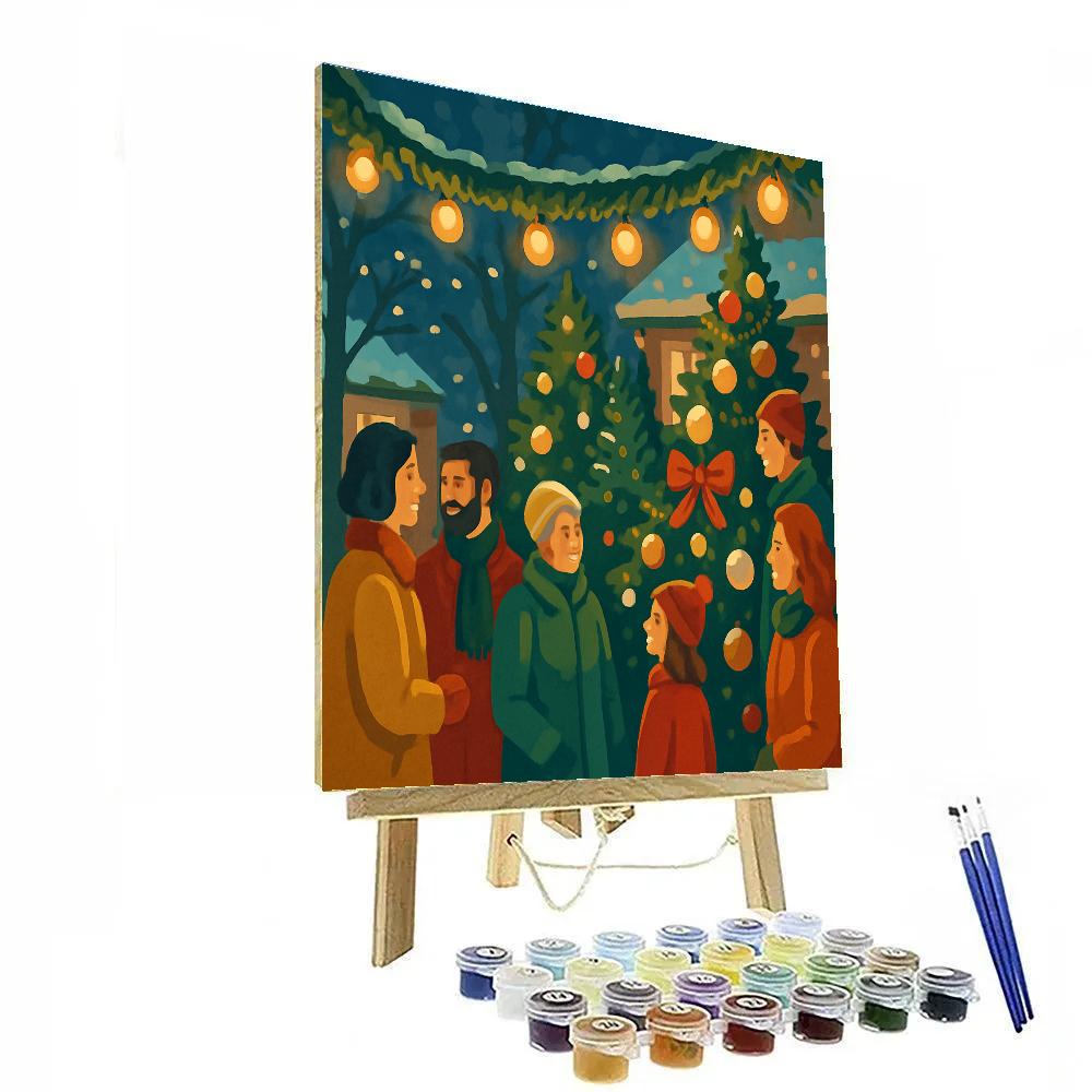 Yard Of Lanterns Number painting