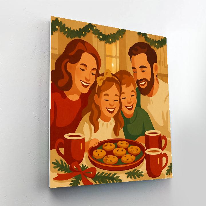 Cookie Tray Reunion DIY paint by numbers