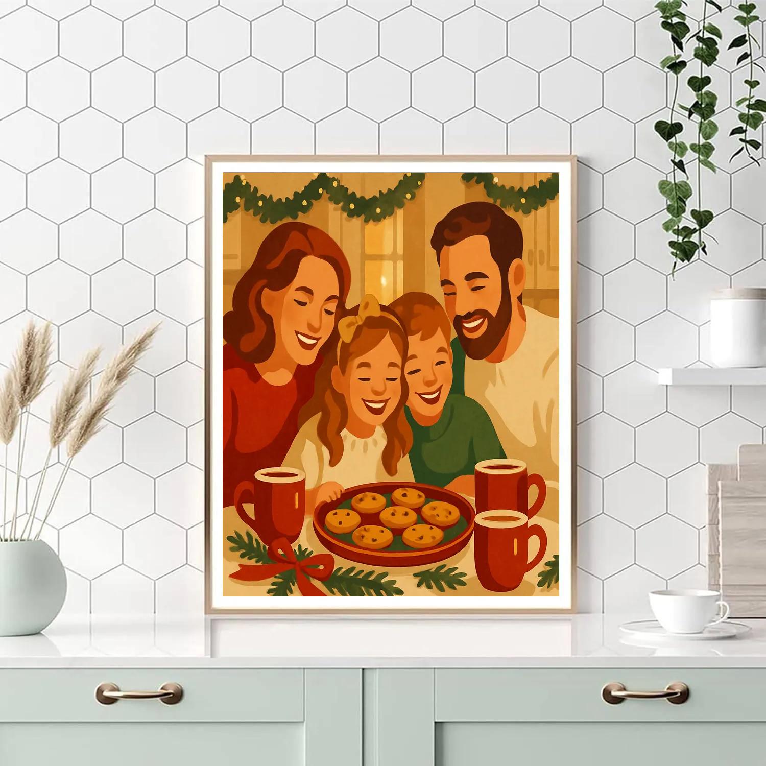 Cookie Tray Reunion DIY paint by numbers