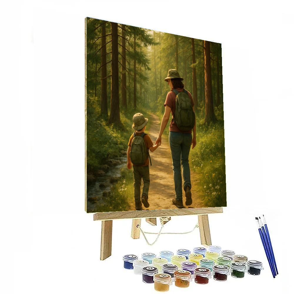 Forest Trail Hand In Hand Paint by numbers kits