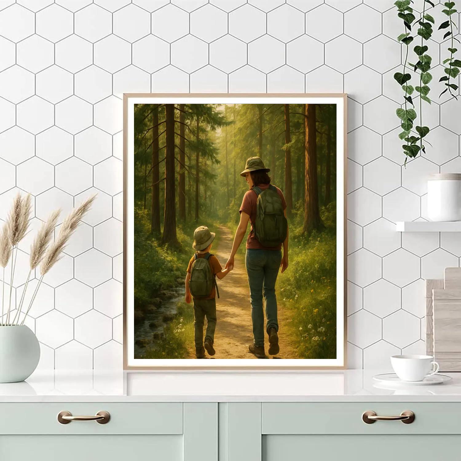 Forest Trail Hand In Hand Paint by numbers kits