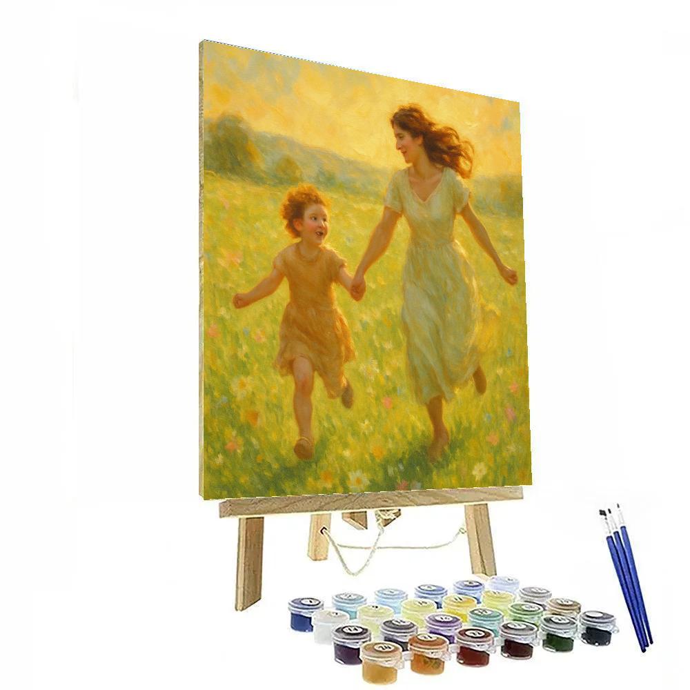 Sunlit Meadows Of Maternal Joy DIY paint by numbers