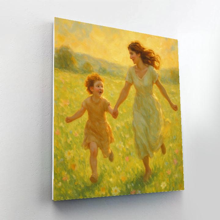Sunlit Meadows Of Maternal Joy DIY paint by numbers