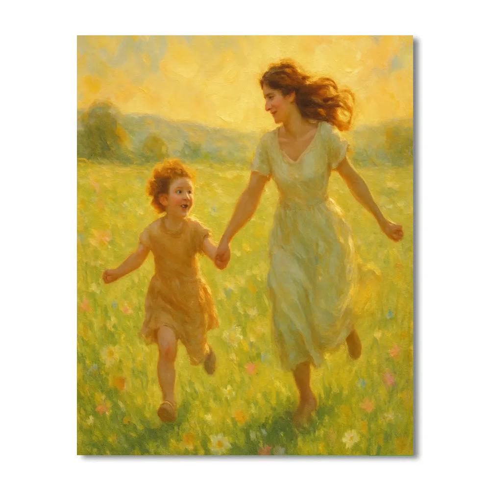 Sunlit Meadows Of Maternal Joy DIY paint by numbers