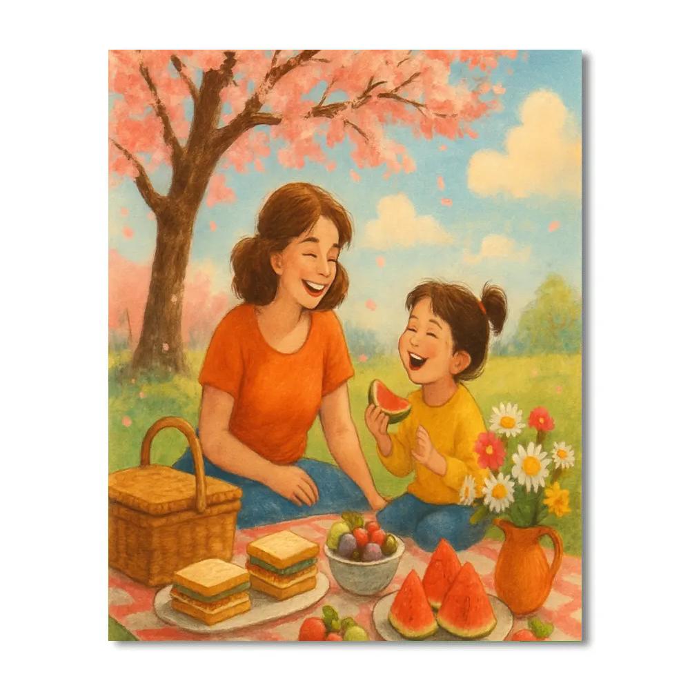 Picnic Of Memories Numbered painting kits