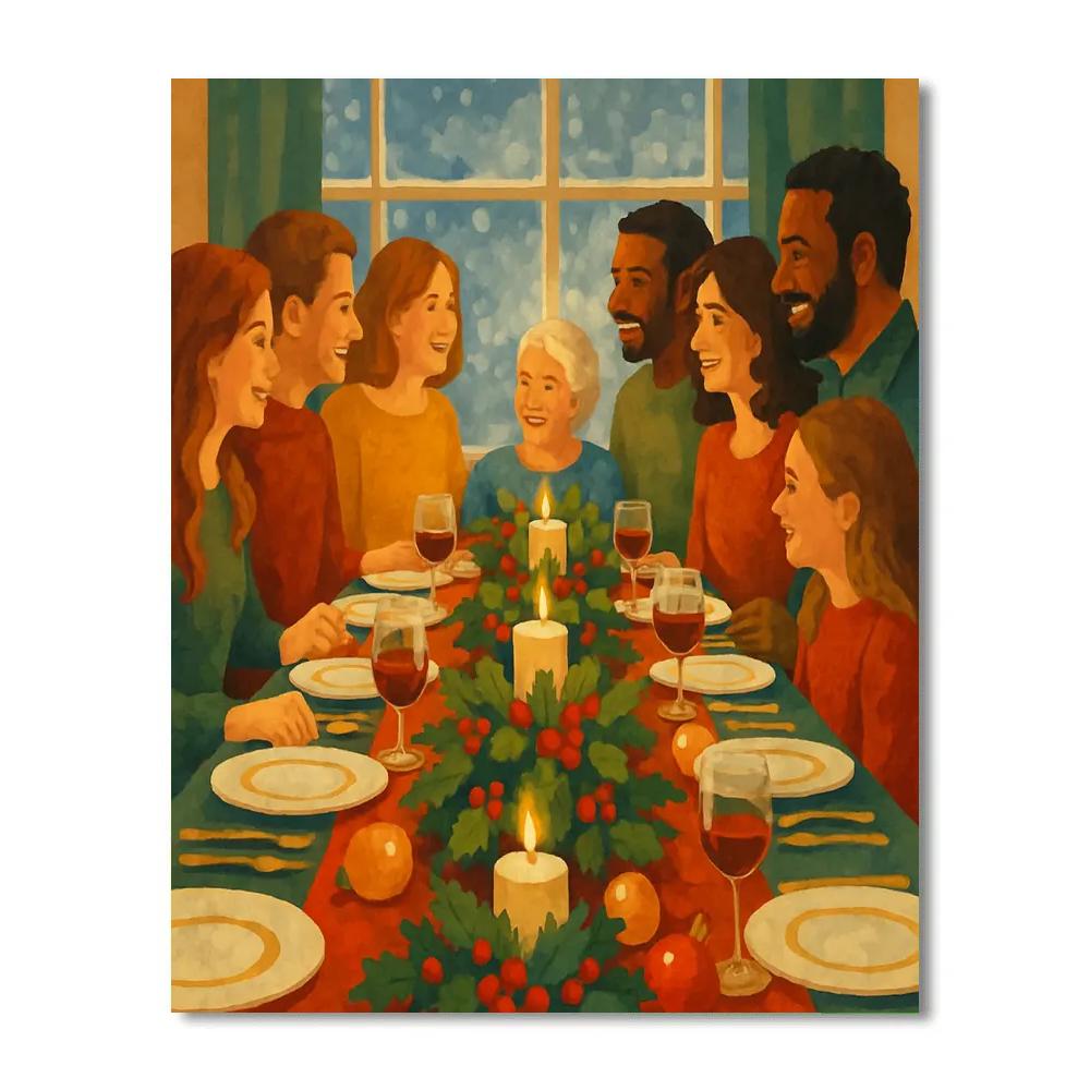 Midwinter Feast paint by numbers