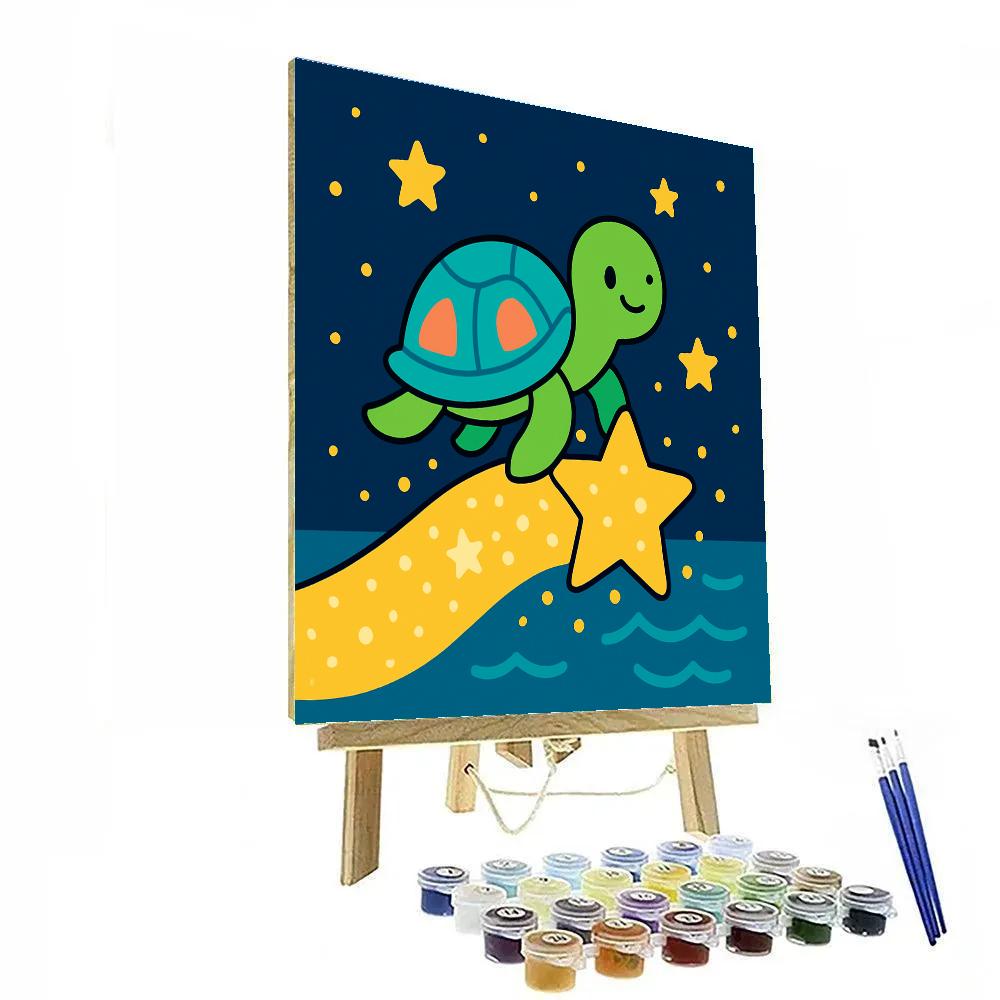 Starlight Sea Turtle Voyage Paint by numbers kits