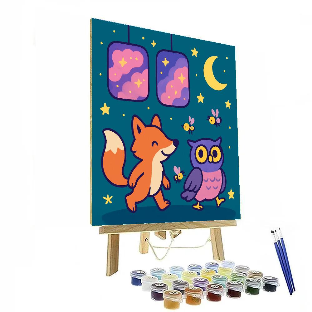 Starlight Forest Parade paint by numbers