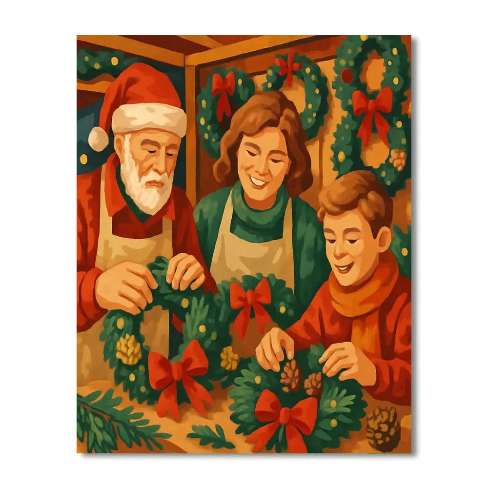 Wreathmakers Corner painting number kit