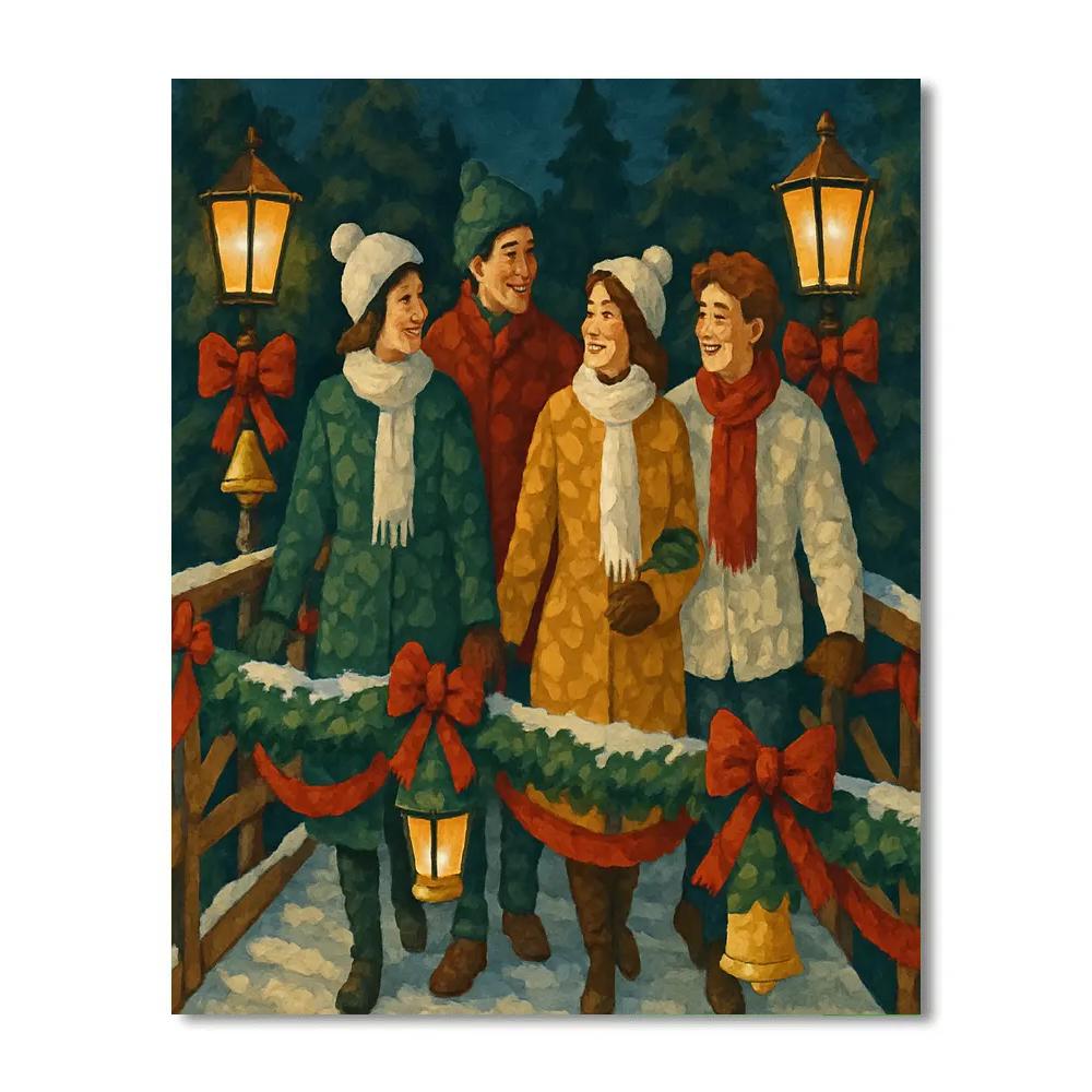 Bells On The Bridge paint by color