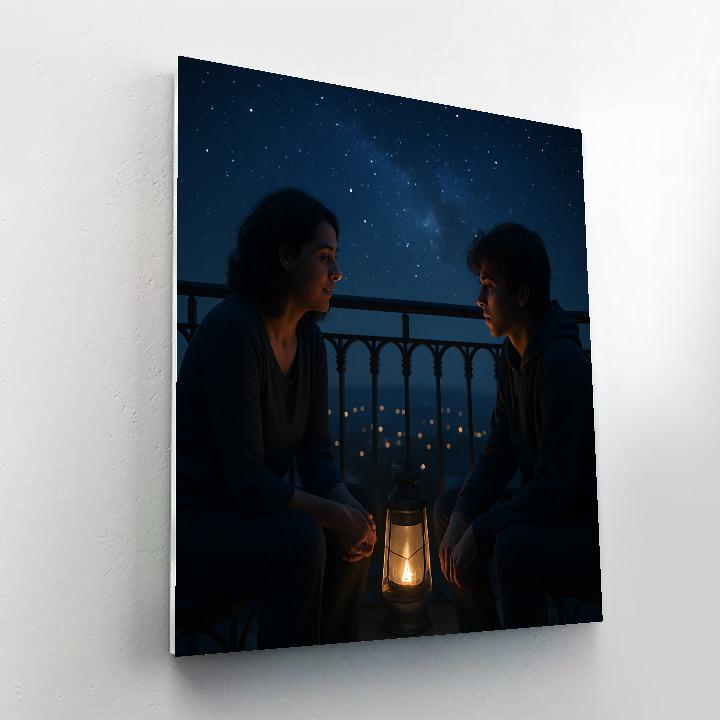 Mother And Teen Starglow Conversation Painting by numbers kit