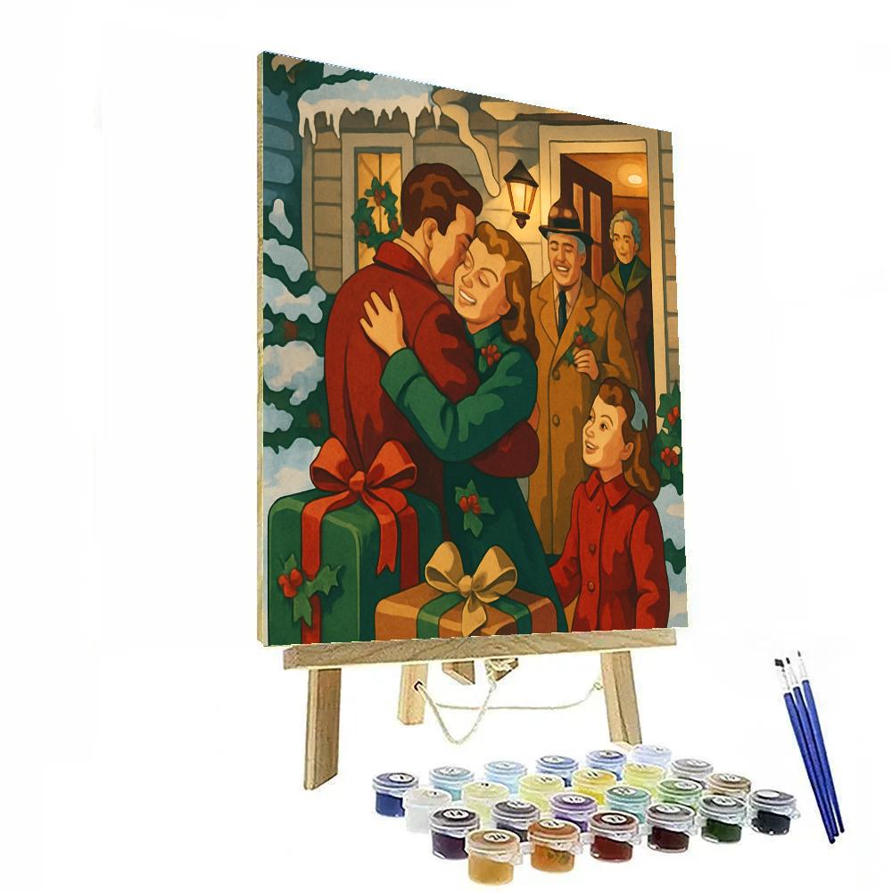 Ribboned Return Paint by numbers kits