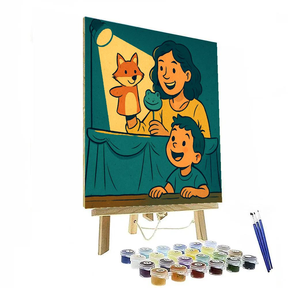 Puppet Show Surprise paint by numbers