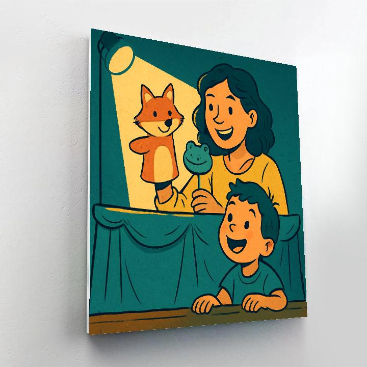 Puppet Show Surprise paint by numbers