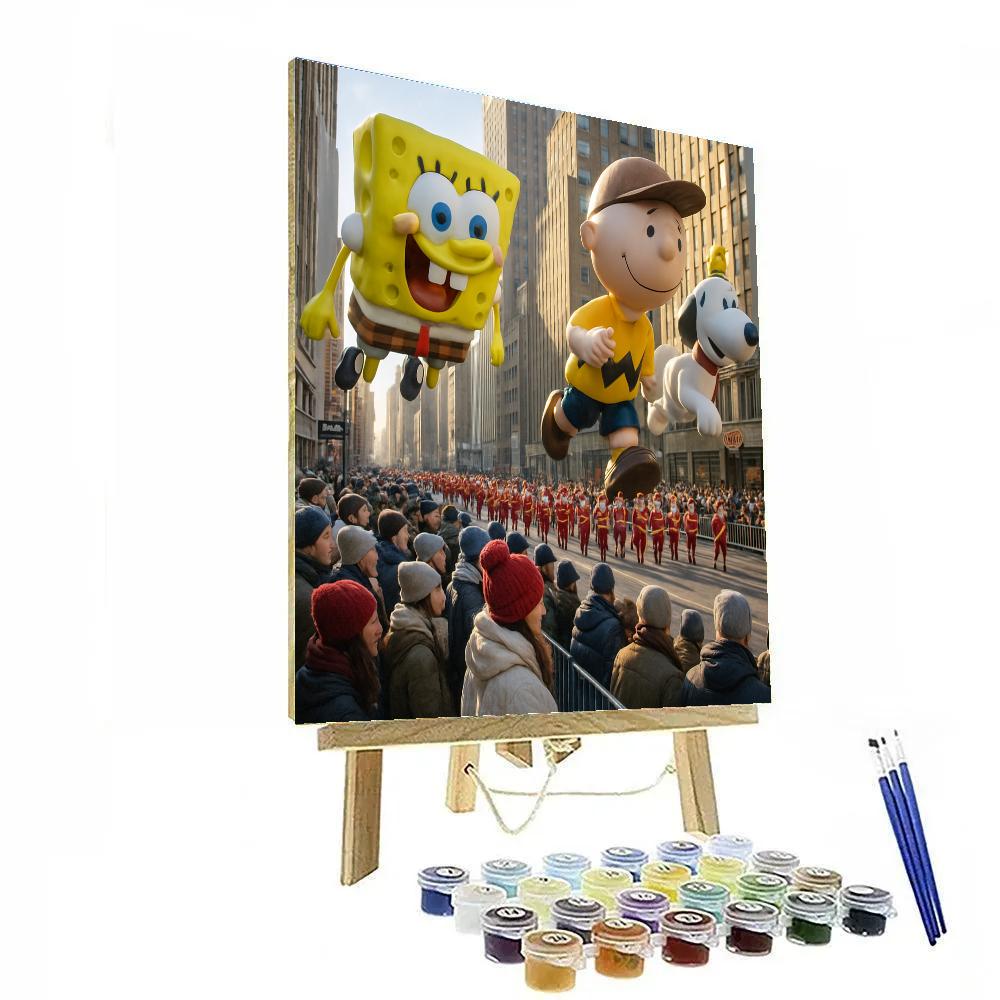 Thanksgiving Day Parade New York paint by numbers