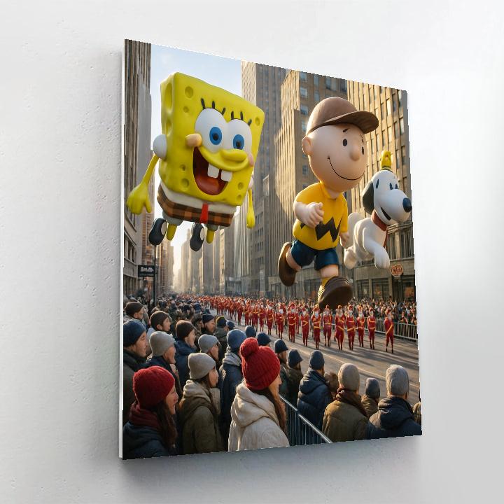 Thanksgiving Day Parade New York paint by numbers