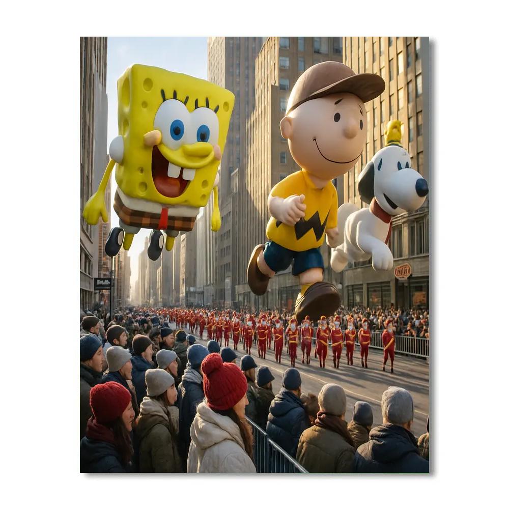 Thanksgiving Day Parade New York paint by numbers
