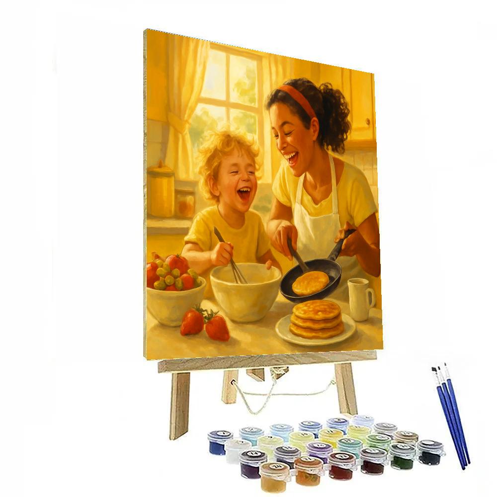 Morning Breakfast Joys Together Paint by numbers kits