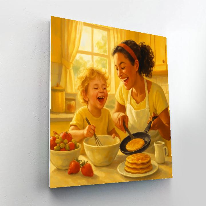 Morning Breakfast Joys Together Paint by numbers kits