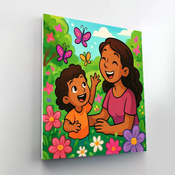 Garden Play And Giggles Paint by numbers kits
