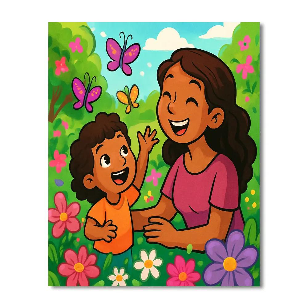 Garden Play And Giggles Paint by numbers kits
