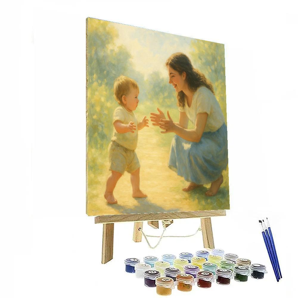 First Steps Into A New World Numbered painting kits