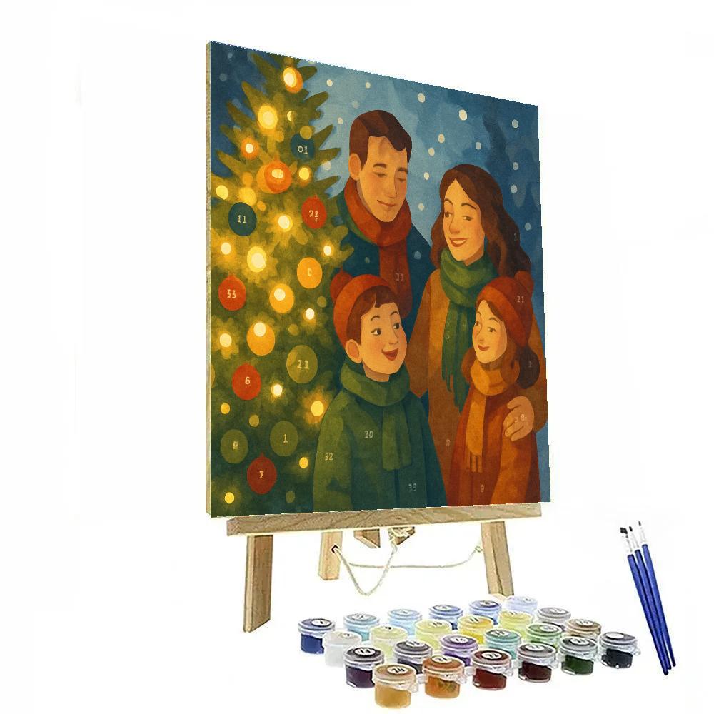 Twilight Tree Ensemble DIY paint by numbers
