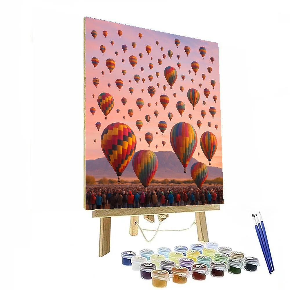 Albuquerque International Balloon Fiesta Painting by numbers kit