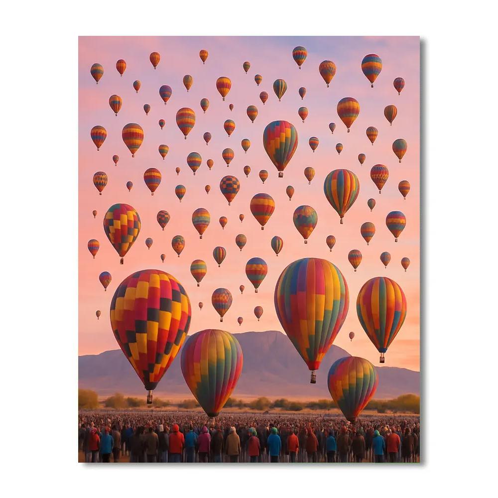 Albuquerque International Balloon Fiesta Painting by numbers kit