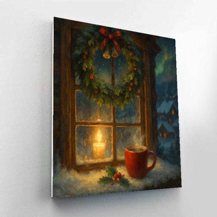 Christmas Northern Hearth painting number kit
