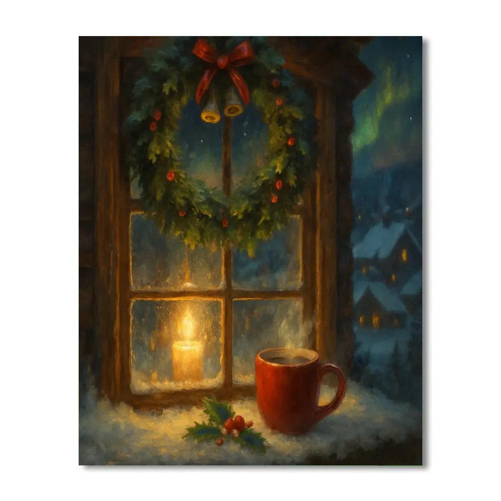 Christmas Northern Hearth painting number kit