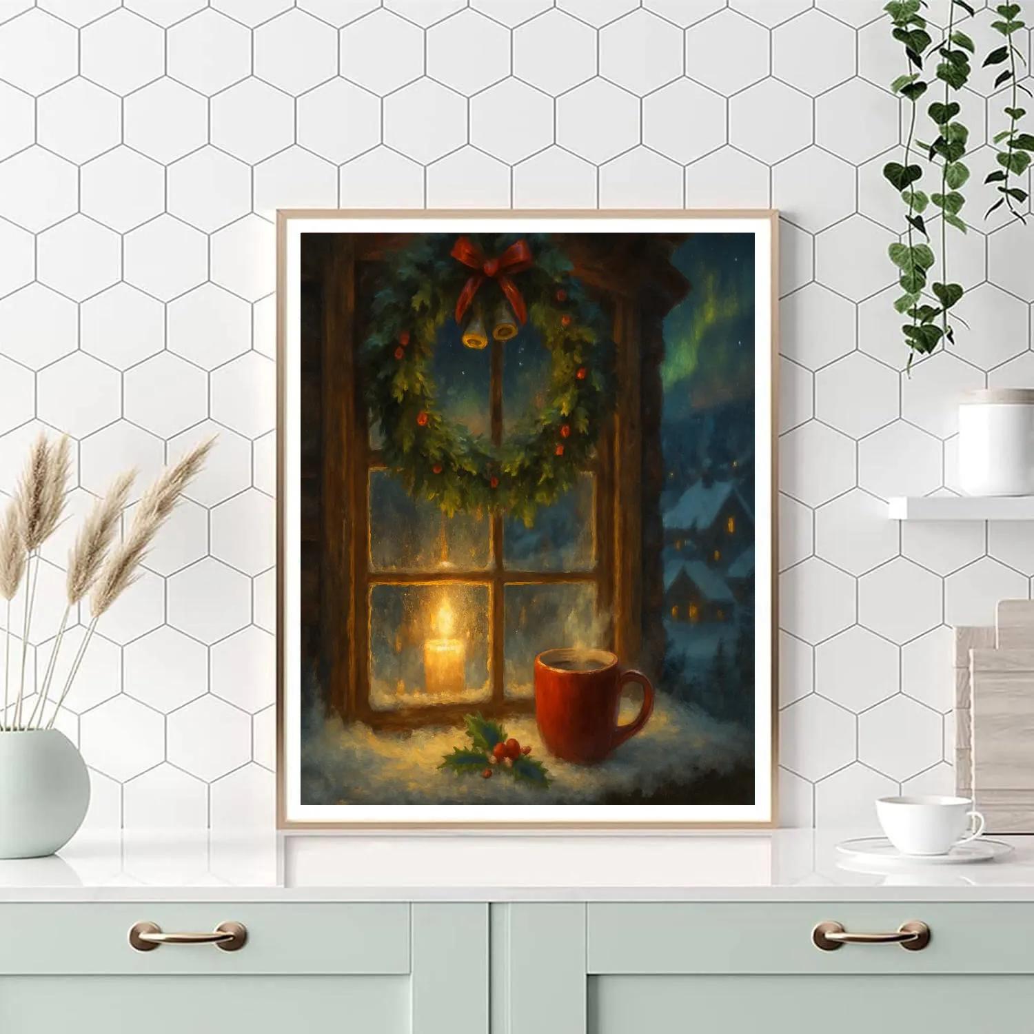 Christmas Northern Hearth painting number kit