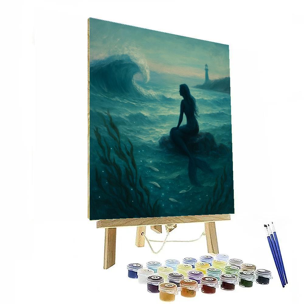 Mermaid Tidal Lullaby Painting by numbers kit