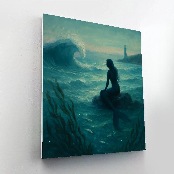 Mermaid Tidal Lullaby Painting by numbers kit