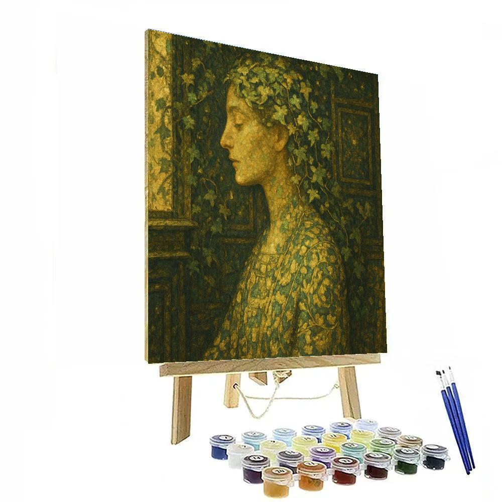 Gustav Golden Reverie paint by color