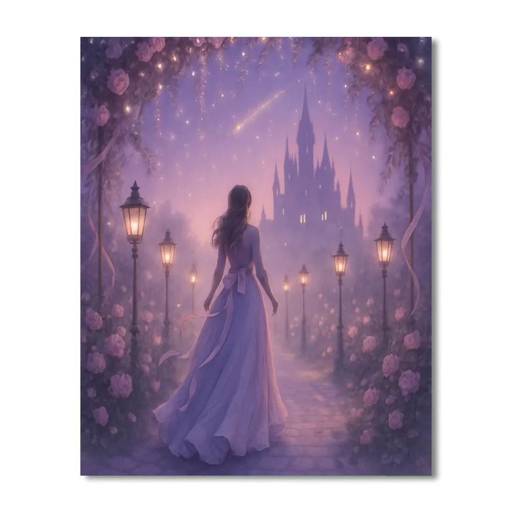 Princess Starlit Promenade paint by numbers
