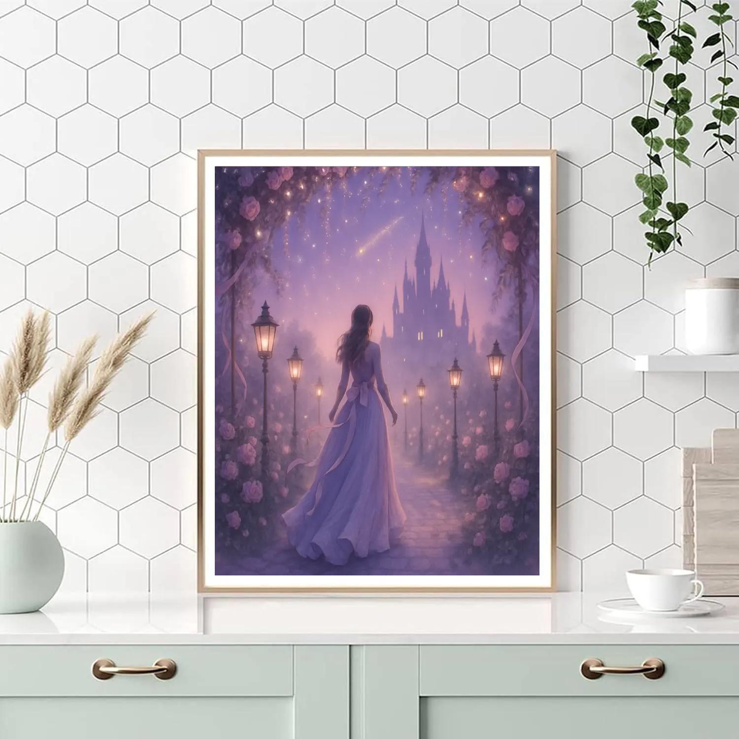 Princess Starlit Promenade paint by numbers