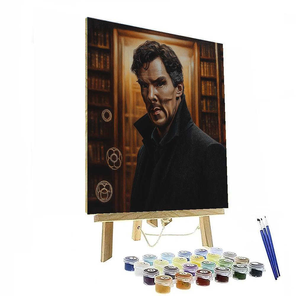 Benedict Cumberbatch: Mastering Mystique And Mindscapes DIY paint by numbers