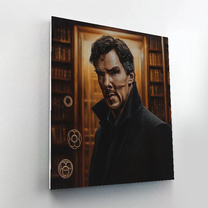 Benedict Cumberbatch: Mastering Mystique And Mindscapes DIY paint by numbers
