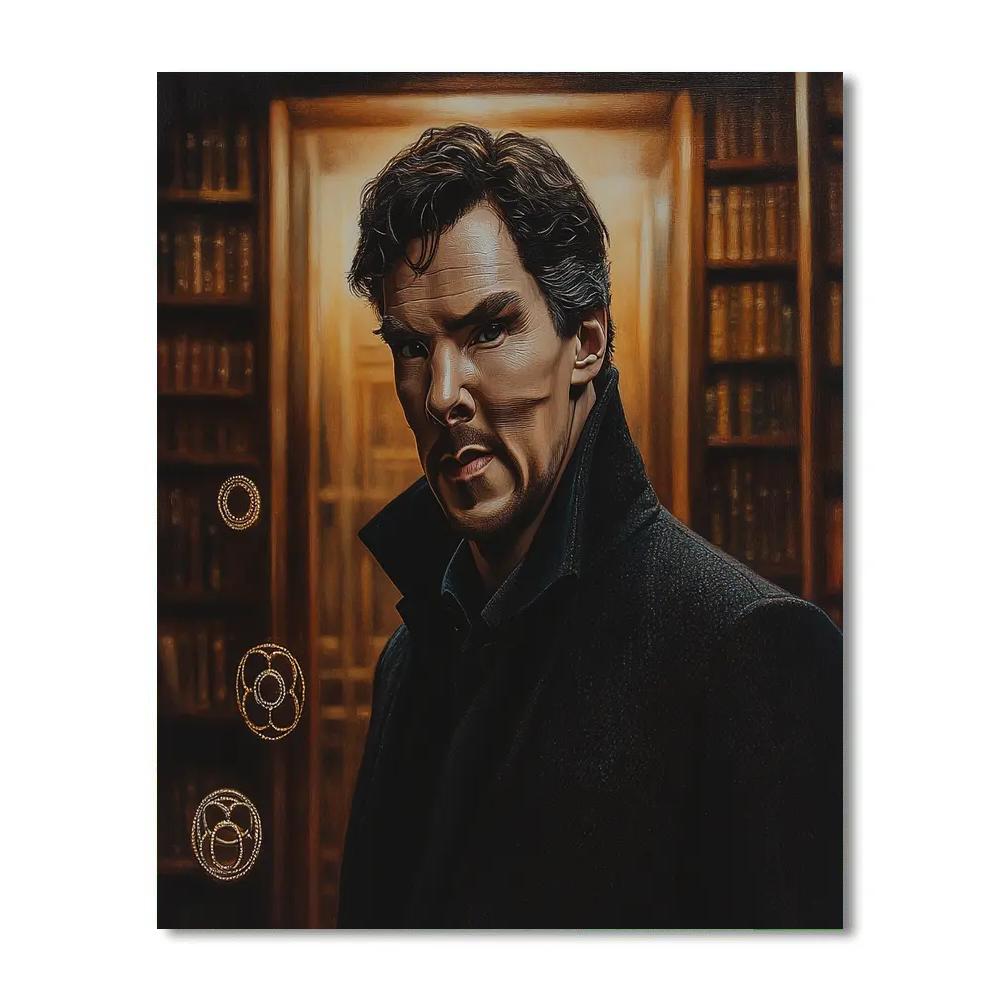 Benedict Cumberbatch: Mastering Mystique And Mindscapes DIY paint by numbers