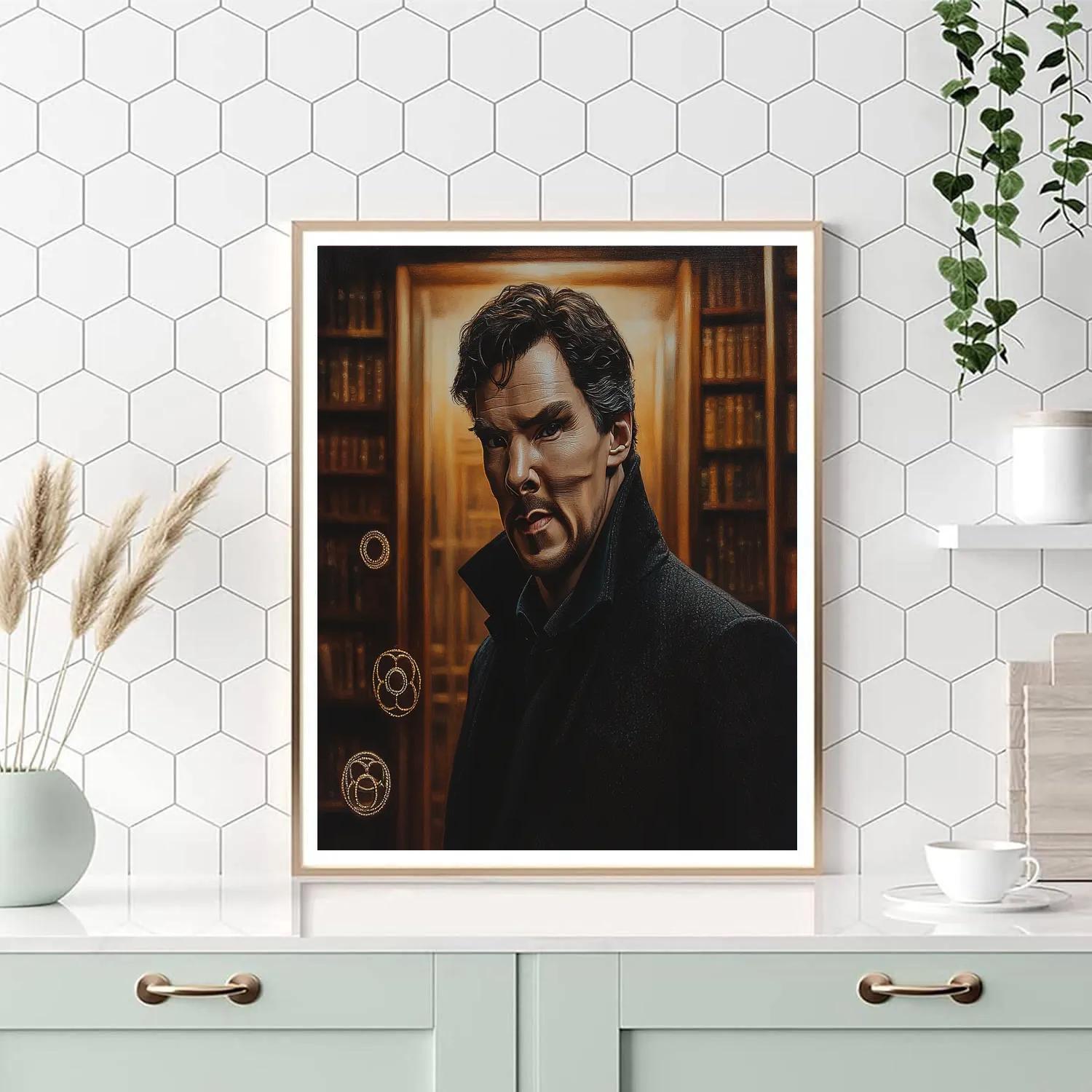 Benedict Cumberbatch: Mastering Mystique And Mindscapes DIY paint by numbers