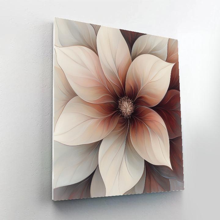 Georgia OKeeffe Inspired Desert Blooms Numbered painting kits