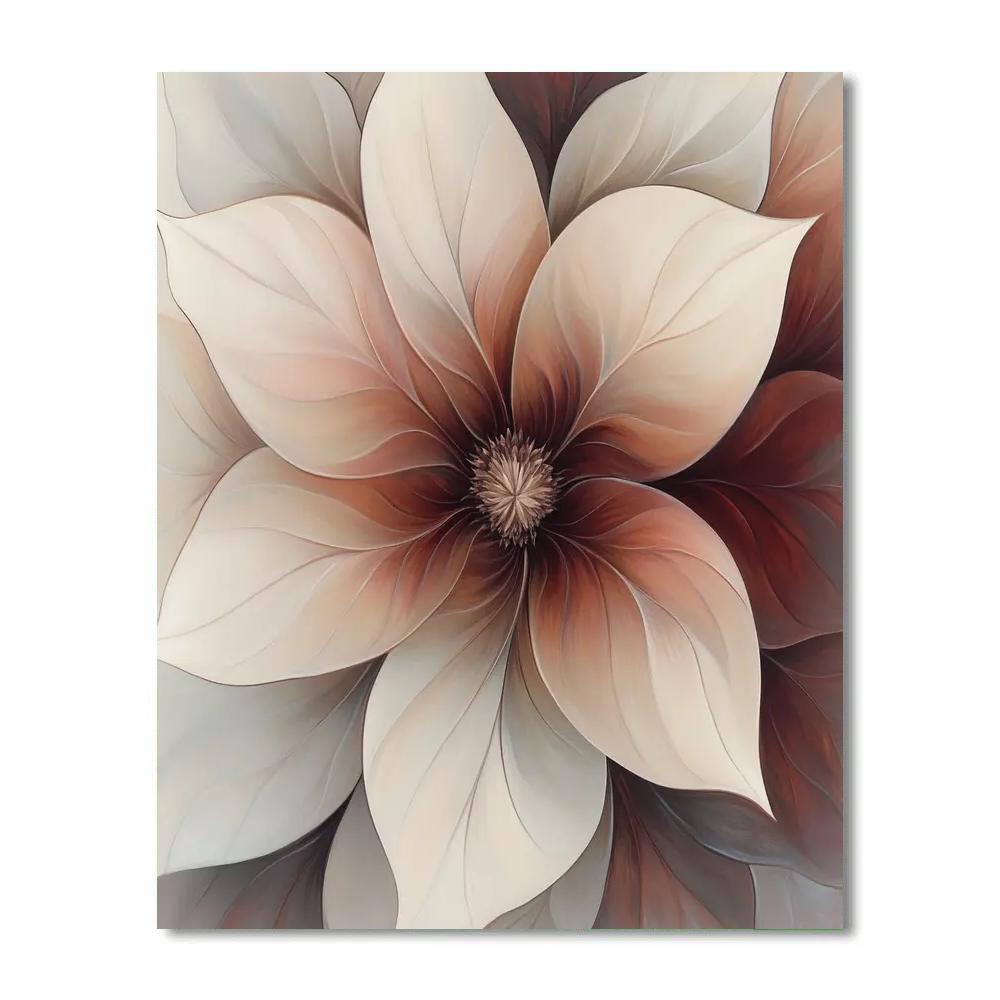 Georgia OKeeffe Inspired Desert Blooms Numbered painting kits