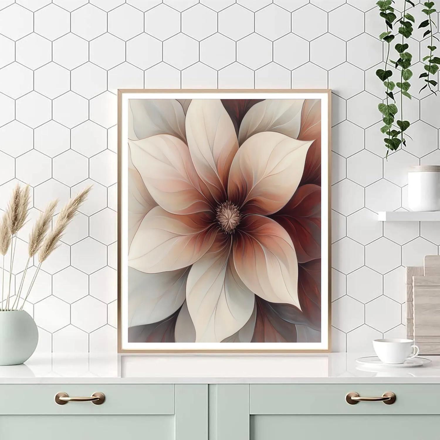 Georgia OKeeffe Inspired Desert Blooms Numbered painting kits