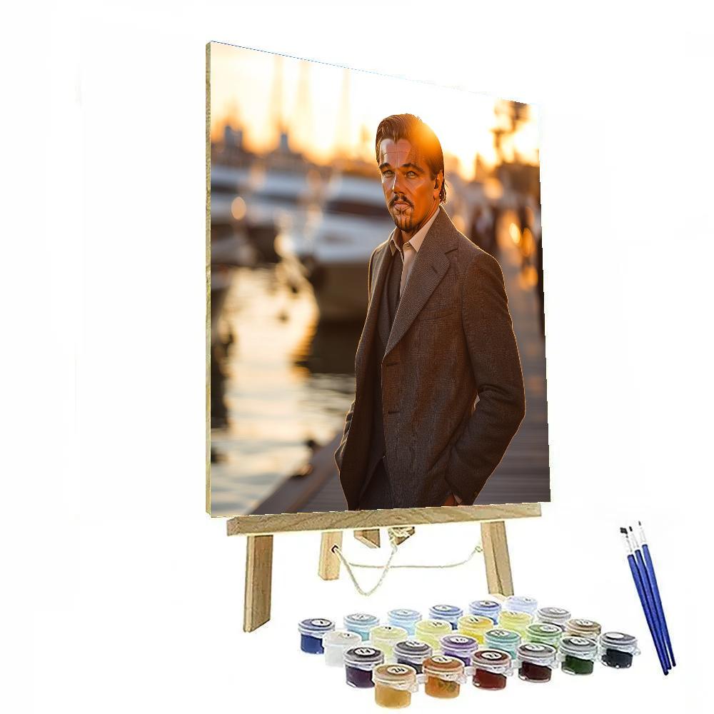 Leonardo DiCaprio: Sailing Beyond Titanic Dreams Number painting